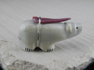Bear Zuni Fetish Carving - Darrin Boone - High Lonesome Trading