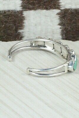 Turquoise and Sterling Silver Bracelet - Pricilla Reeder
