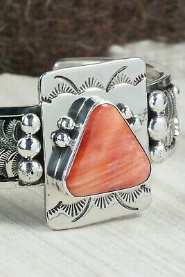 Spiny Oyster & Sterling Silver Bracelet - Ricky Roy