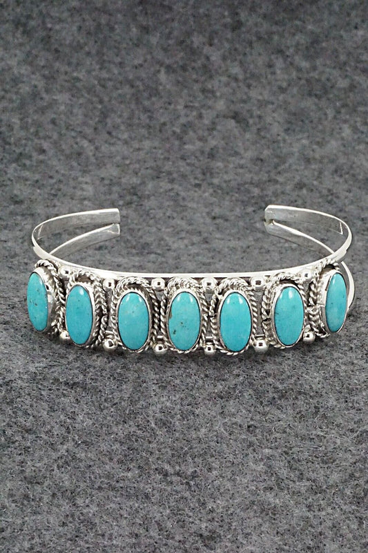 Turquoise & Sterling Silver Bracelet - Roberta Begay