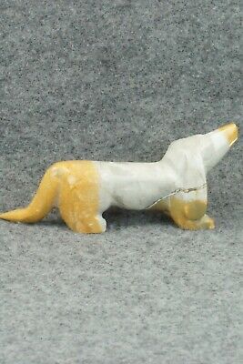 Dog Zuni Fetish Carving - Enrike Leekya
