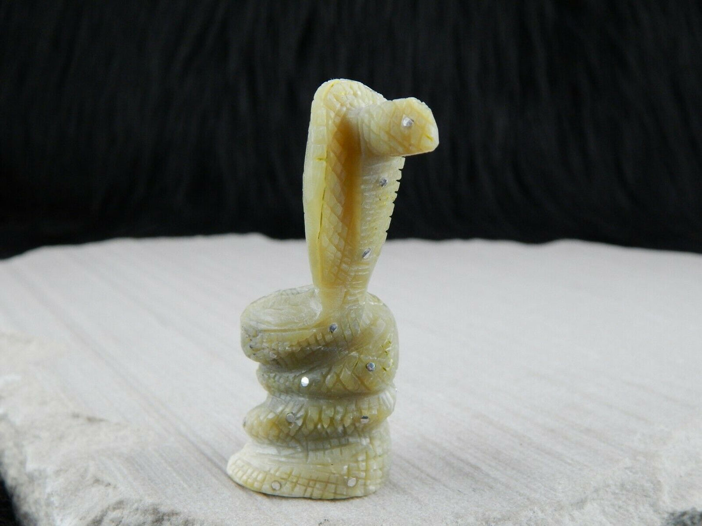 Cobra Zuni Fetish Carving - Kevin Allapowa - High Lonesome Trading