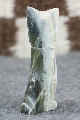 Cat Zuni Fetish Carving - Kenny Chavez