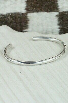 Navajo Sterling Silver Bracelet - Elaine Tahe