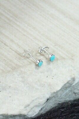 Turquoise & Sterling Silver Earrings - Serena Sanchez