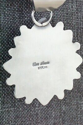 Turquoise Pendant & Sterling Silver Necklace - Tom Lewis
