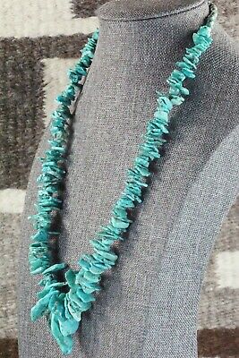 Turquoise & Sterling Silver Necklace - Navajo