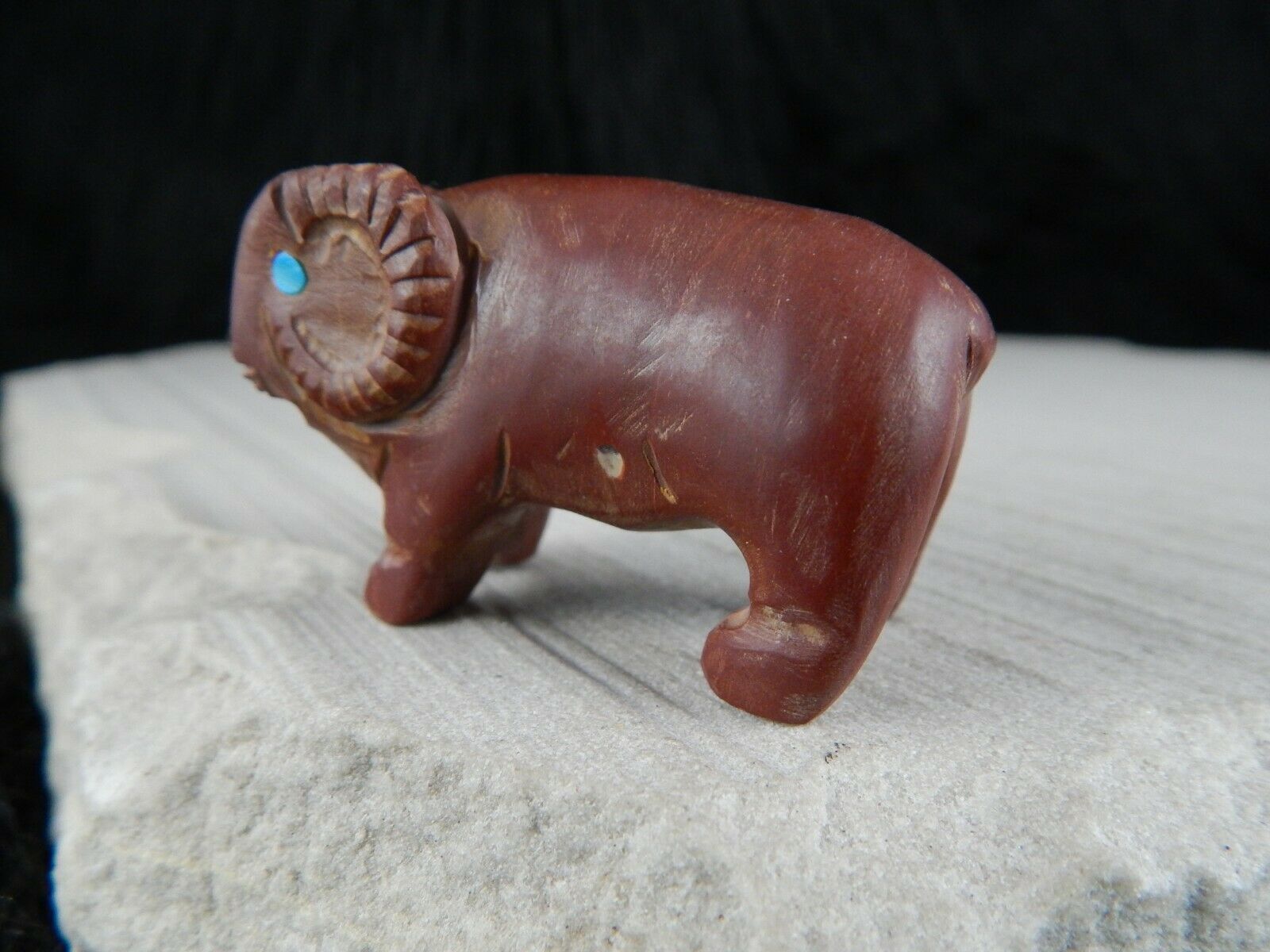 Ram Zuni Fetish Carving - Cody Nastacio - High Lonesome Trading