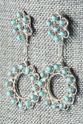 Turquoise & Sterling Silver Earrings - Waylon Johnson