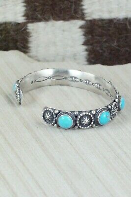 Turquoise & Sterling Silver Bracelet - Bobby Platero