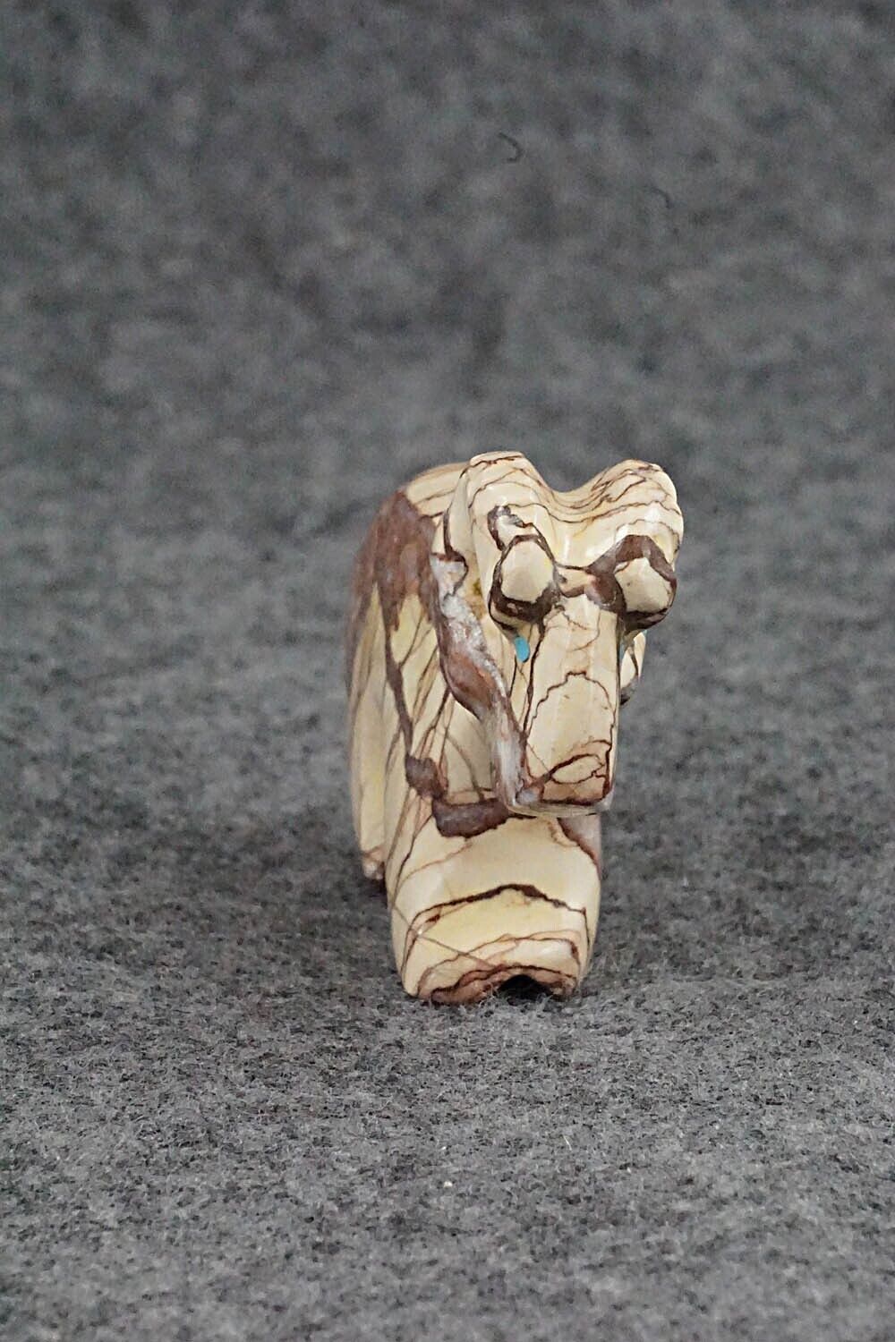 Ram Zuni Fetish Carving - Rodney Laiwakete