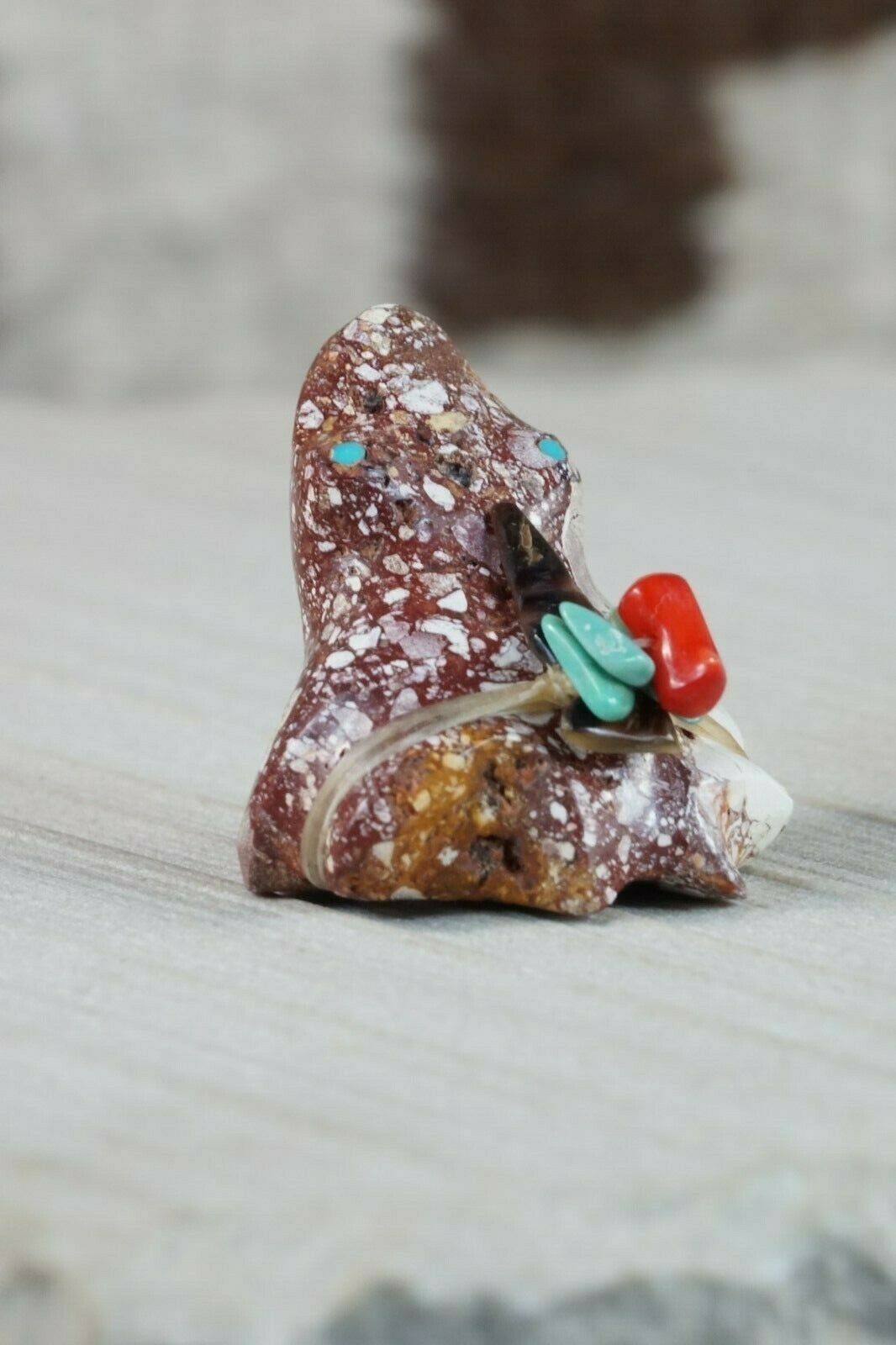 Frog Zuni Fetish Carving - Lena Boone - High Lonesome Trading