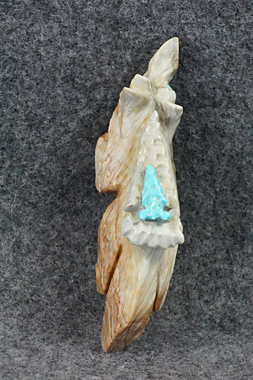 Wolf Zuni Fetish Carving - Alvin Haloo