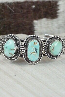 Turquoise and Sterling Silver Bracelet - Jess Martinez