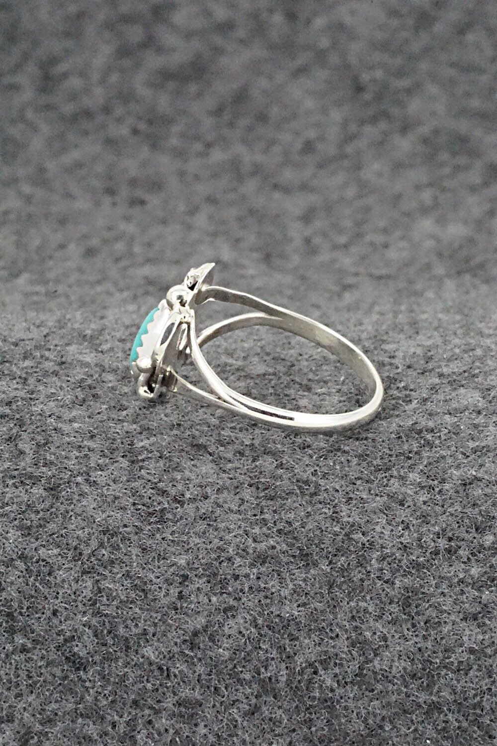Turquoise & Sterling Silver Ring - Letricia Largo - Size 7