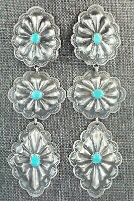 Turquoise & Sterling Silver Earrings - Rita Lee