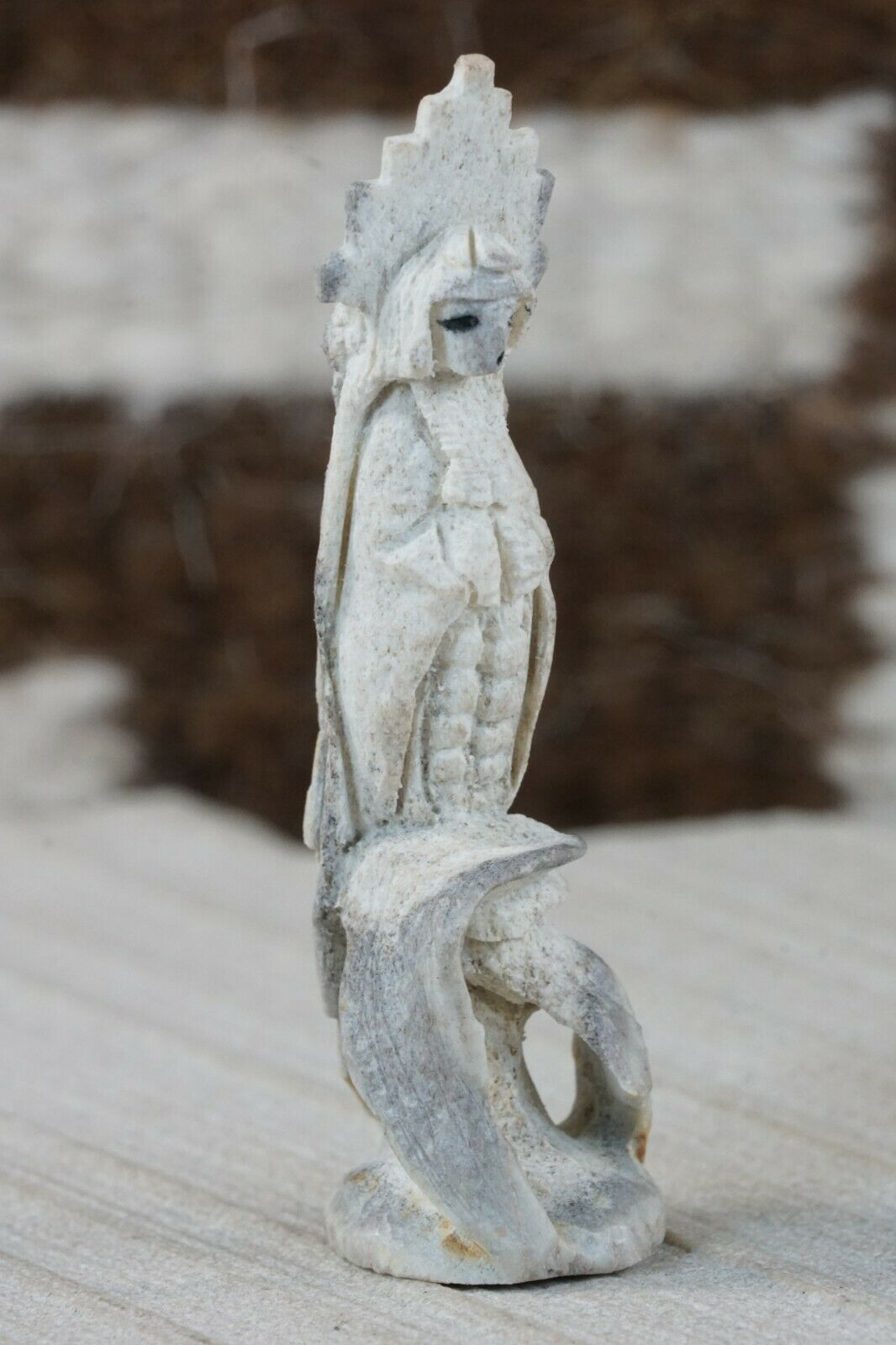 Corn Maiden Zuni Fetish Carving - Lewis Malie Jr - High Lonesome Trading