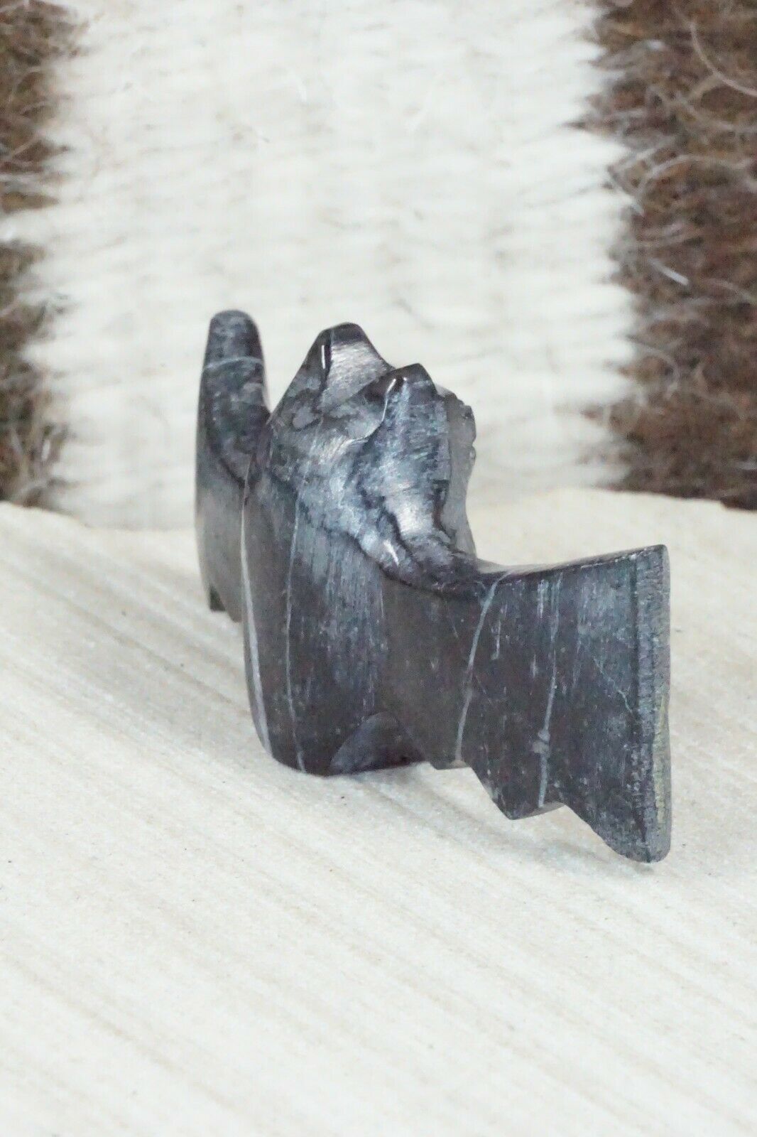 Bat Zuni Fetish Carving - Tim Lementino - High Lonesome Trading