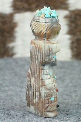 Corn Maiden Zuni Fetish Carving - Carl Etsate