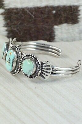 Turquoise and Sterling Silver Bracelet - Jess Martinez