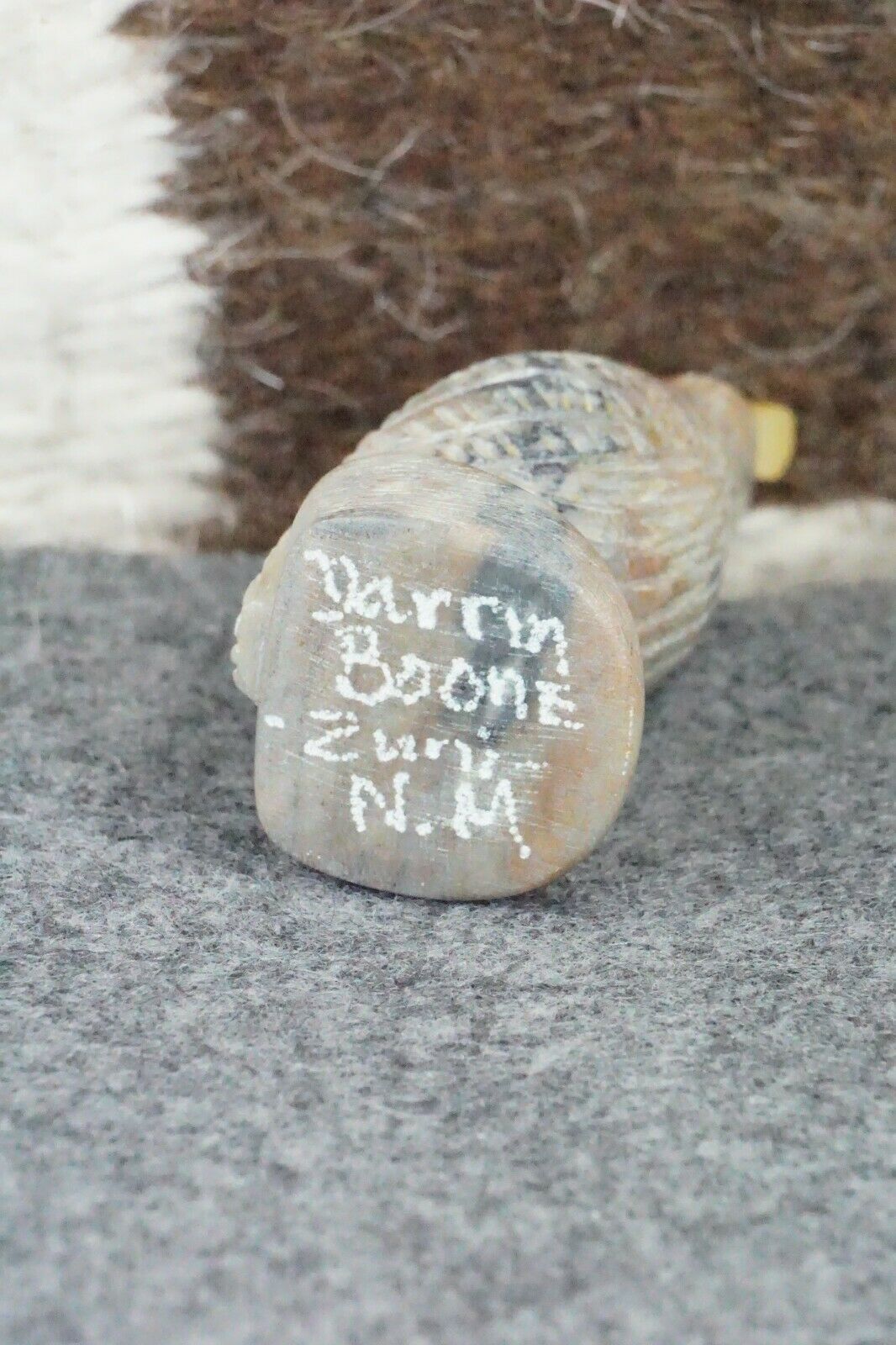 Quail Zuni Fetish Carving - Darrin Boone - High Lonesome Trading