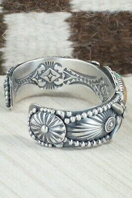 Turquoise & Sterling Silver Bracelet - Delbert Gordon