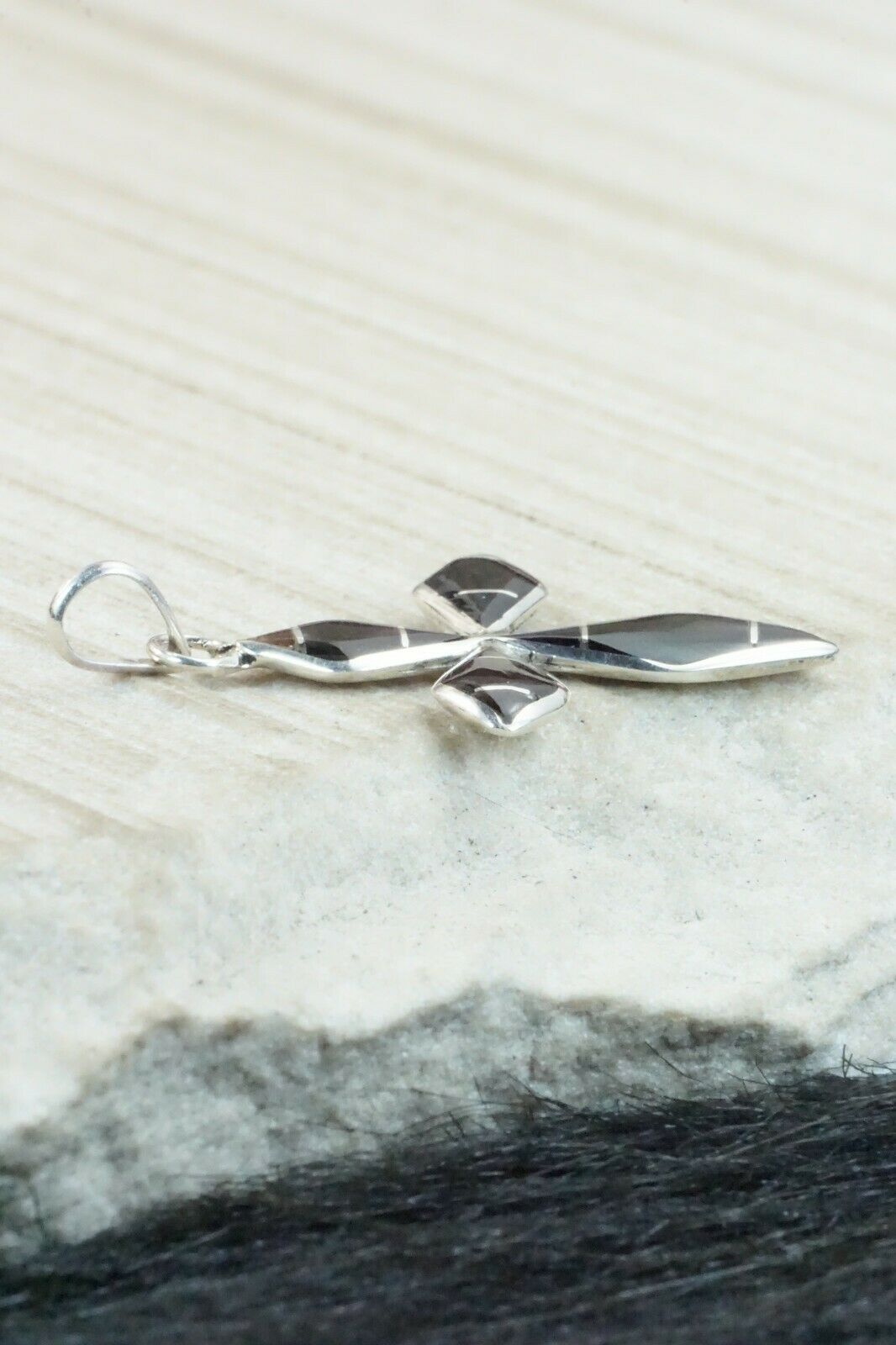 Abalone Shell & Sterling Silver Pendant - James Kee