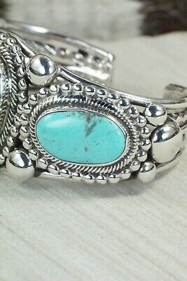 Turquoise & Sterling Silver Bracelet - Rick Martinez