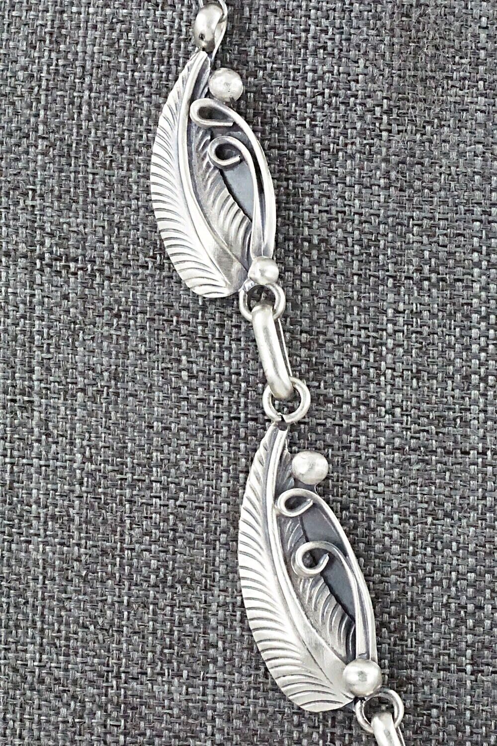 Turquoise & Sterling Silver Necklace - Davey Morgan