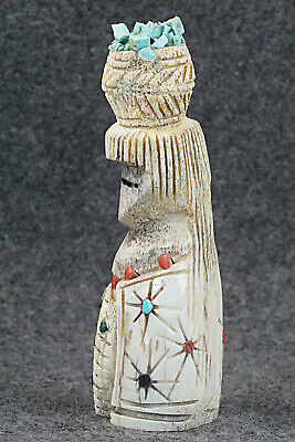 Corn Maiden Zuni Fetish Carving - Carl Etsate