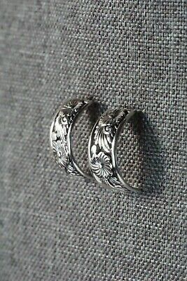 Navajo Sterling Silver Floral Earrings - Tom Dinesto