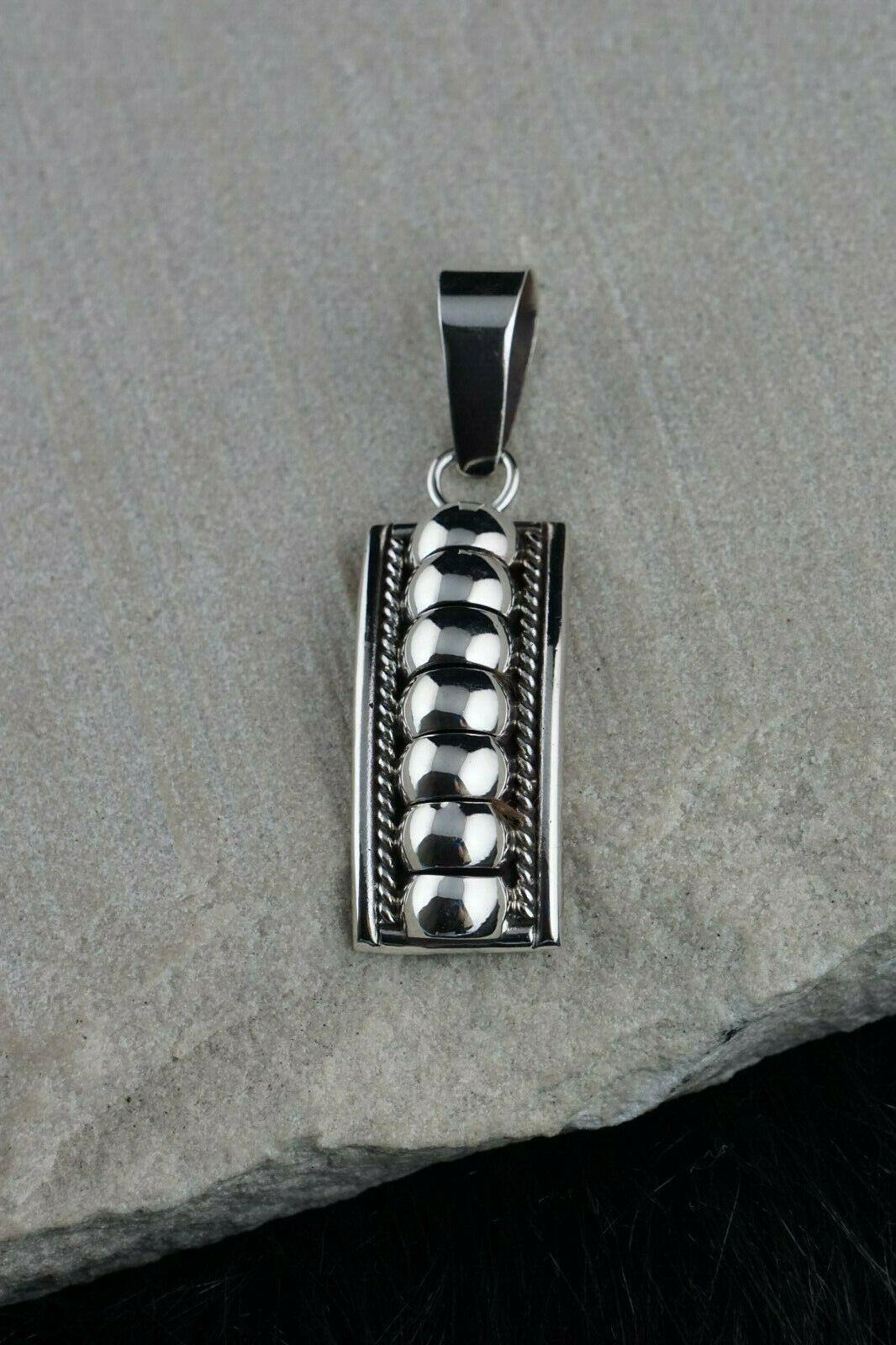 Sterling Silver Pendant - Thomas Charley - Navajo - High Lonesome Trading