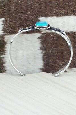 Turquoise & Sterling Silver Bracelet - Kevin Billah