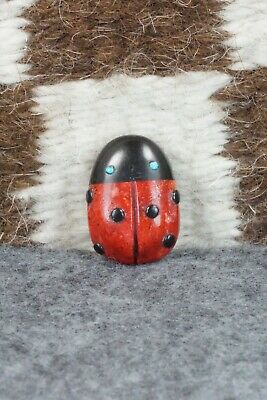 Lady Bug Zuni Fetish Carving - Reynold Lunasee