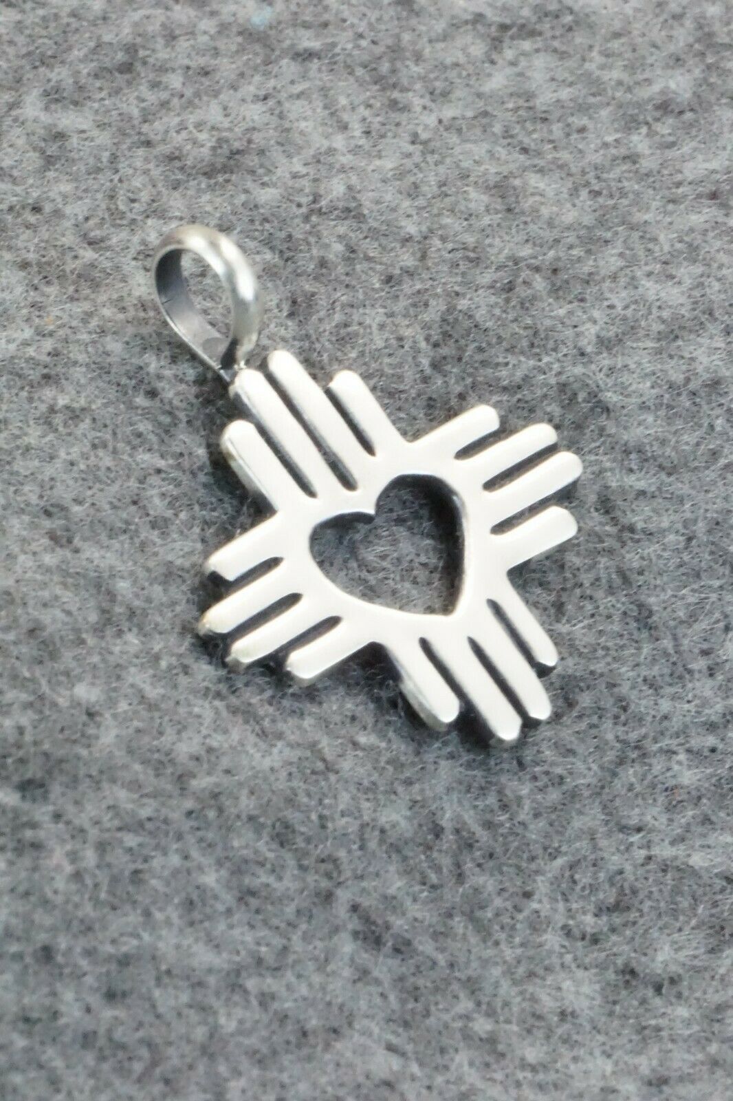 Sterling Silver Zia Pendant - Raymond Coriz