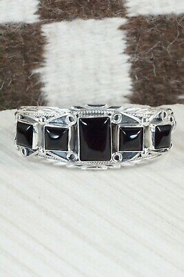 Onyx & Sterling Silver Bracelet - Davey Morgan