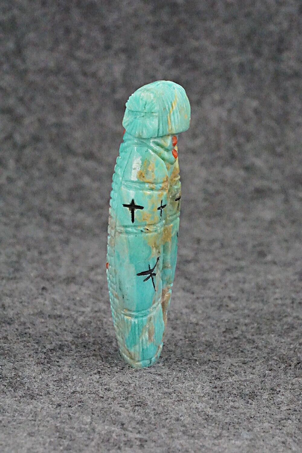 Corn Maiden Zuni Fetish Carving - Sandra Quandelacy