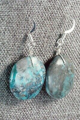 Turquoise & Sterling Silver Earrings - Joann Garcia