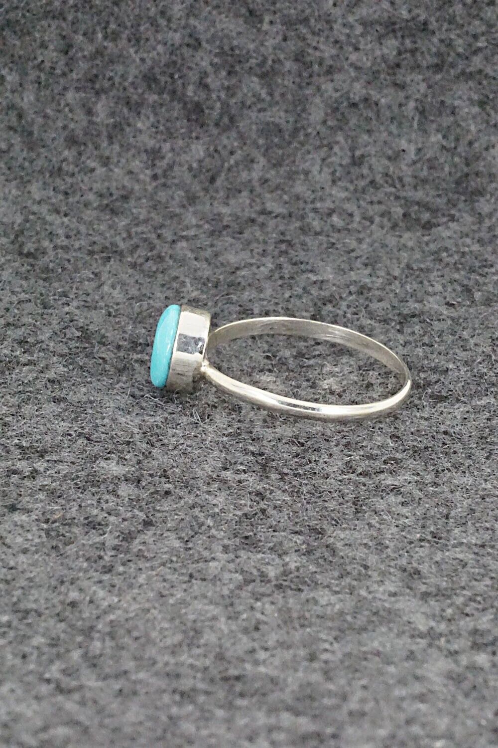 Turquoise & Sterling Silver Ring - Trista Slow - Size 6.25