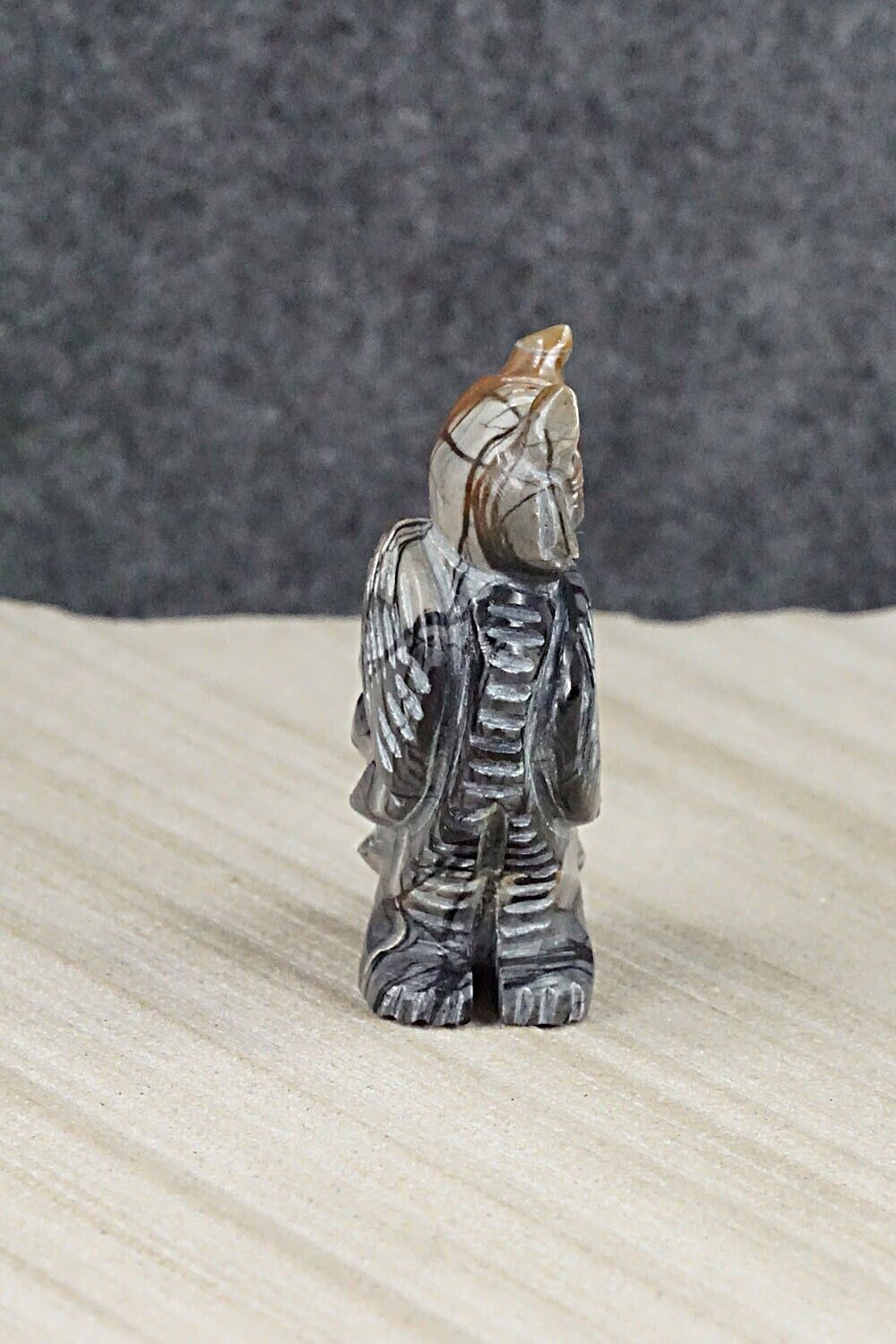 Owl Navajo Fetish Carving - Albert Livingston