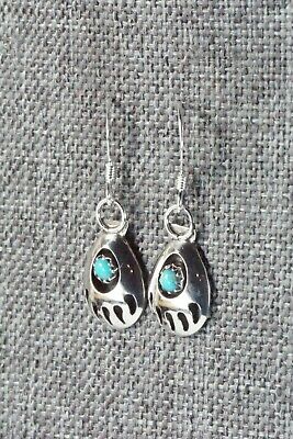 Turquoise & Sterling Silver Earrings - Leta Parker