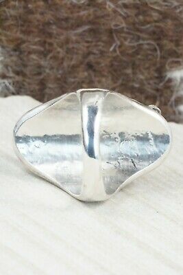 Turquoise, Coral & Sterling Silver Ring - Lyolita Tsattie - Size 13