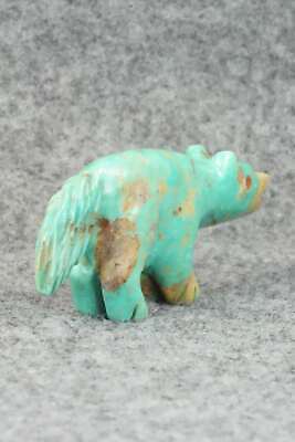 Wolf Zuni Fetish Carving - Andres Quandelacy