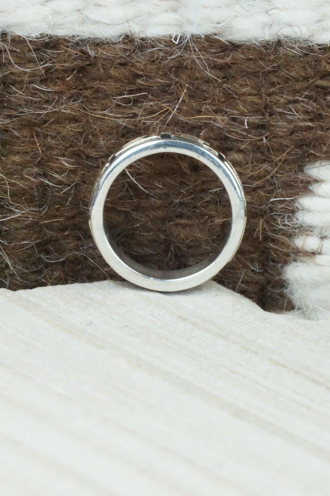 Sterling Silver Ring - David Skeets - Size 4.75