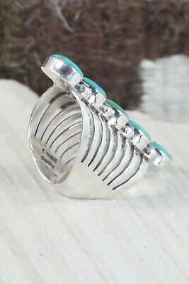 Turquoise & Sterling Silver Ring - Thomas Yazzie - Size 9