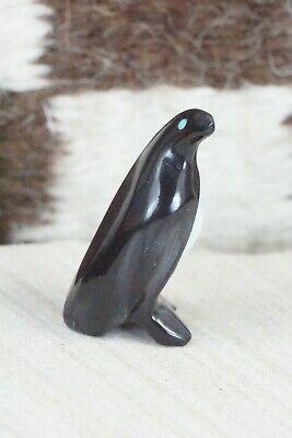Penguin Zuni Fetish Carving - Calvert Bowannie - High Lonesome Trading