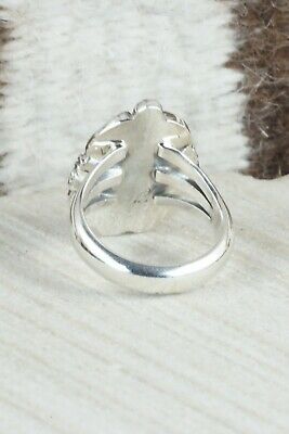 Turquoise & Sterling Silver Ring - Irvin Tsosie - Size 9.25