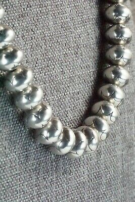 Sterling Silver Navajo Pearl Necklace - Jan Mariano