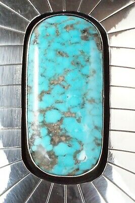 Turquoise & Sterling Silver Bracelet - Navajo