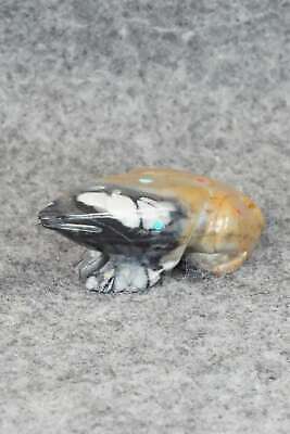 Frog Zuni Fetish Carving - Todd Lowsayatee